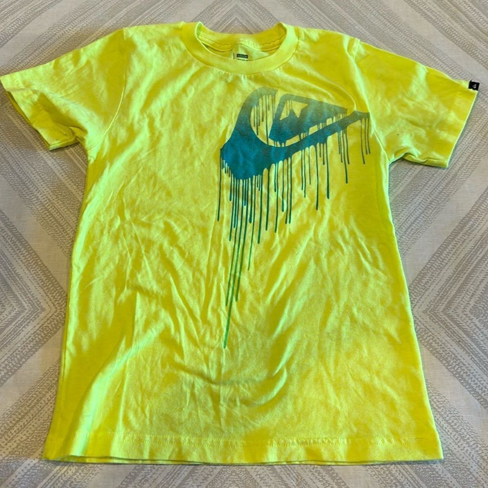 Quicksilver Boys Yellow Graphic T-Shirt